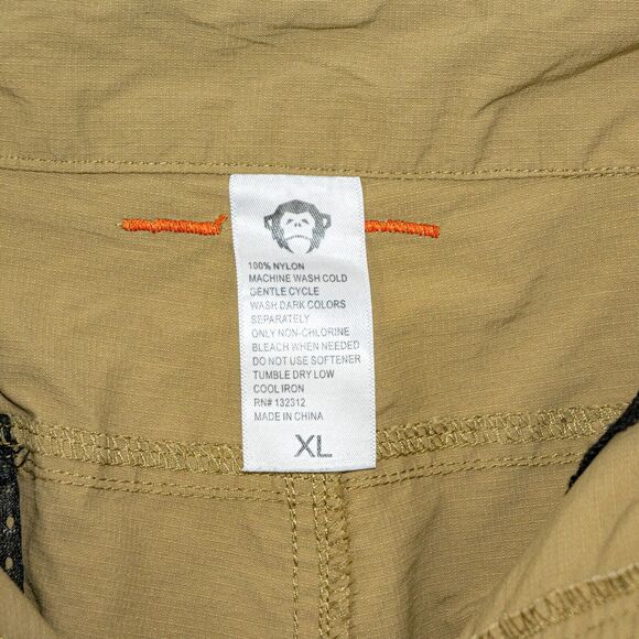 HOWLER BROS Horizon Hybrid Pants in Khaki tan Nylon Men's Size XL - Picture 9 of 9